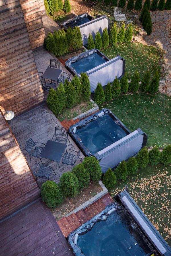Pinus Villas Lodge With Private Jacuzzi & Phyto-Sauna Retreat Zheleznitsa Extérieur photo
